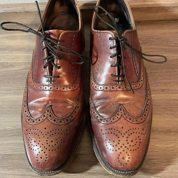 Allen Edmonds McAllister Wingtips, Chili Color, Size 9 M main image 4